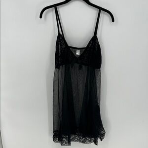 Black Lace Teddy Lingerie Women’s Large